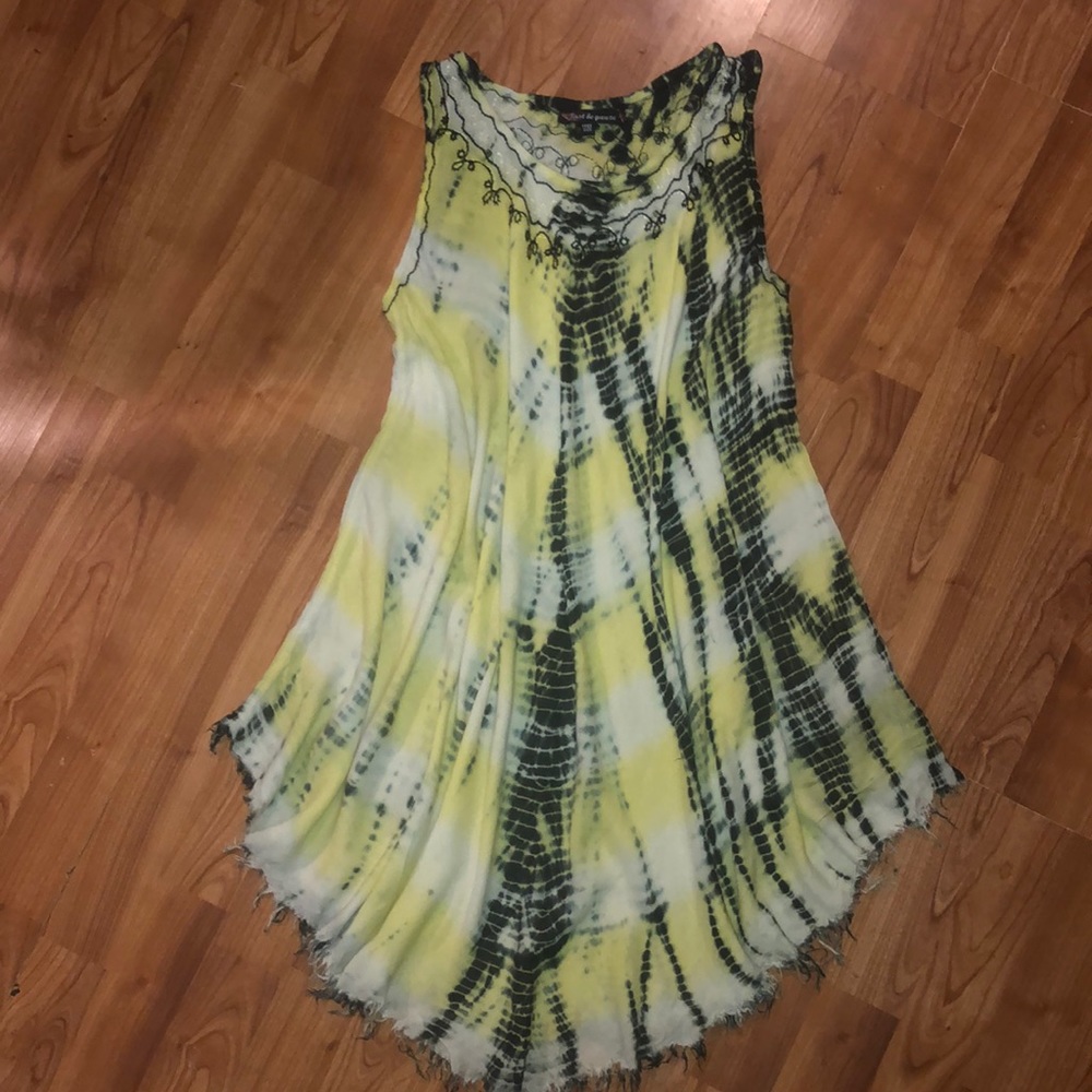 ‼️❌SOLD❌‼️Tie Dye Spring/beach dress-tunic
